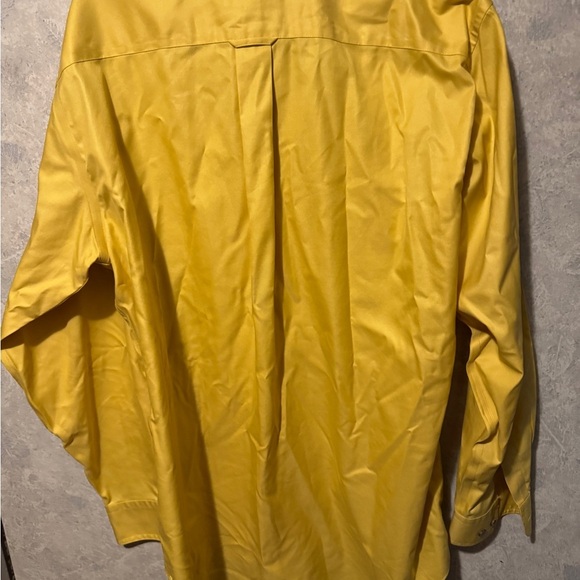 Cabela’s Guide Series Yellow Long Sleeve Button Down Shirt Medium Tall - Picture 4 of 4